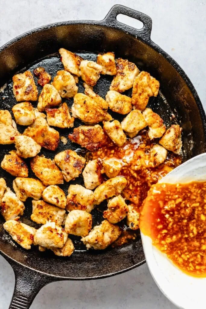 How to Make Honey Garlic Chicken Bites
