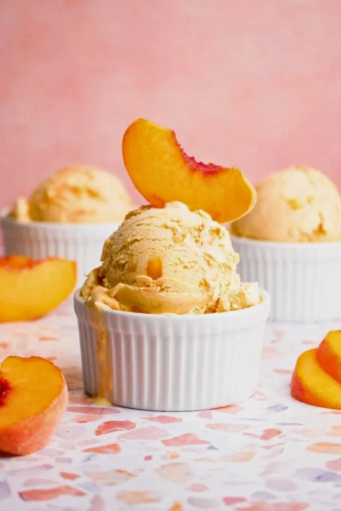 How to Make Peach Ice Cream