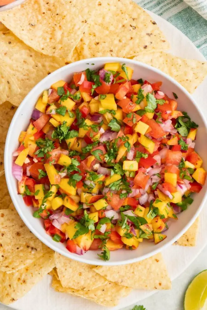 How to Make Peach Salsa
