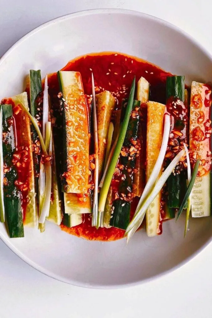 Korean Cucumber Salad Variations