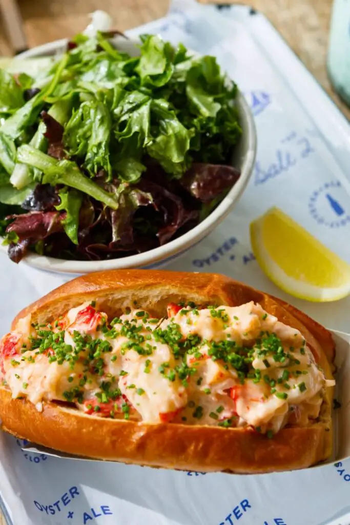 Making the Lobster Salad Mixture