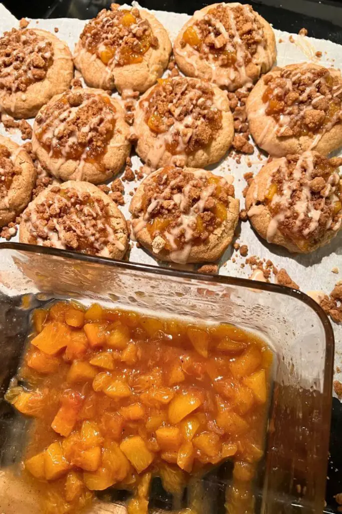 Peach Cobbler Cookies