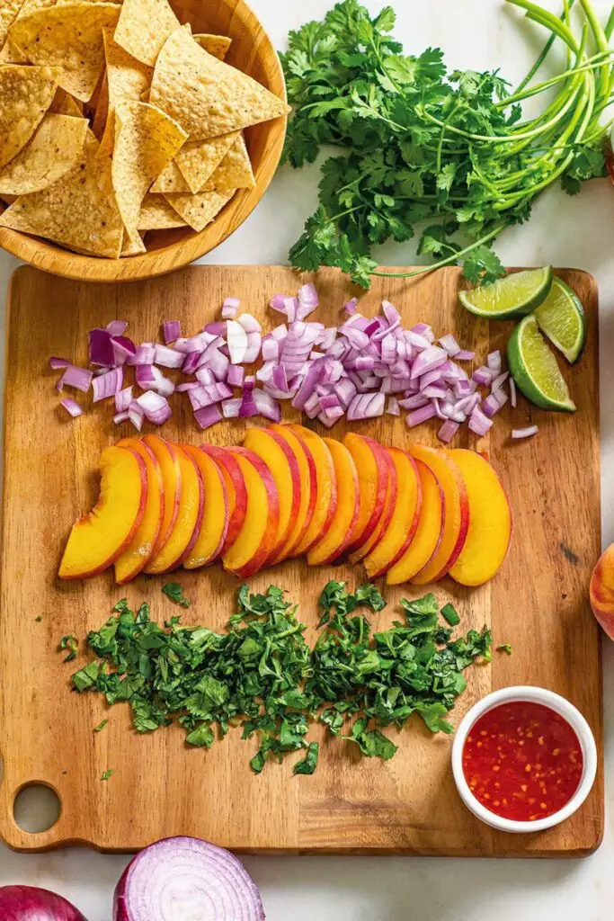 Peach Salsa Ingredients