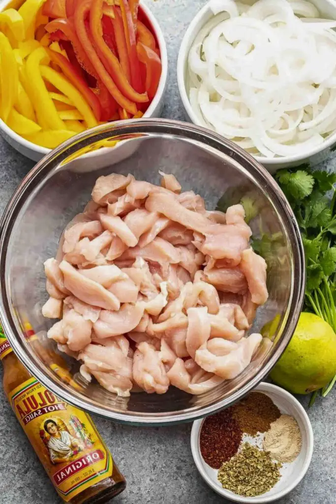 Chicken Fajitas Ingredients