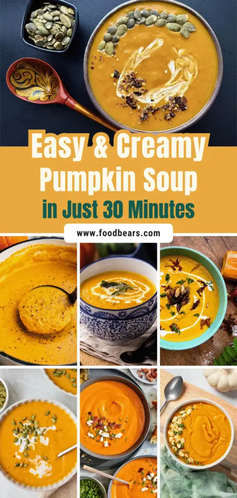 Easy & Creamy Pumpkin Soup in Just 30 Minutes
