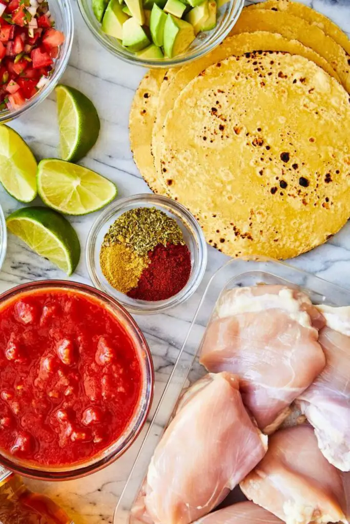 Ingredients You’ll Need for Baked Chicken Tacos