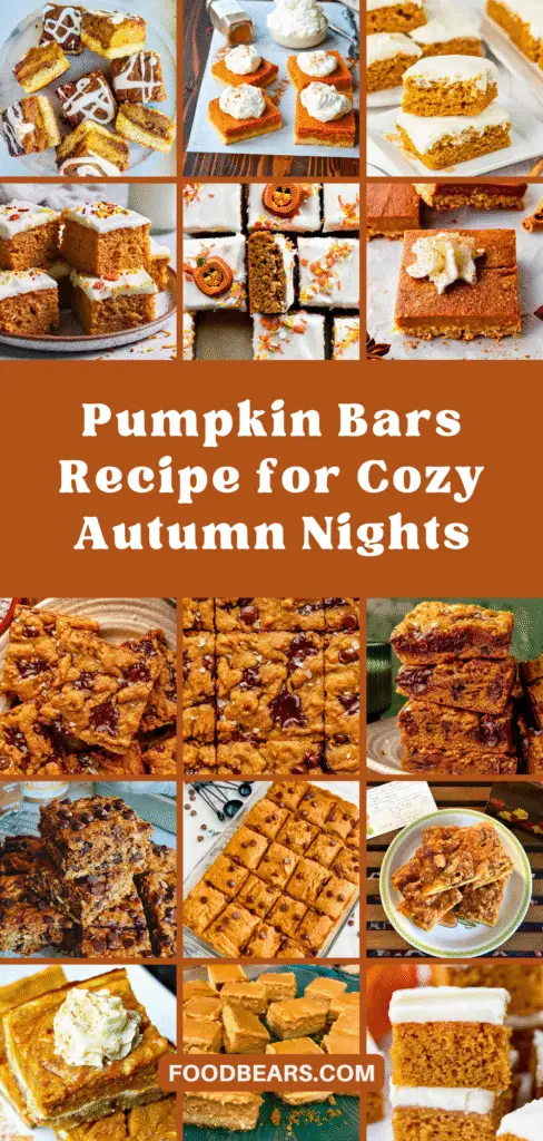 Pumpkin Bars Recipe for Cozy Autumn Nights