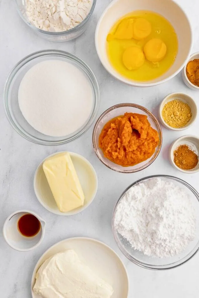 Pumpkin Roll Ingredients