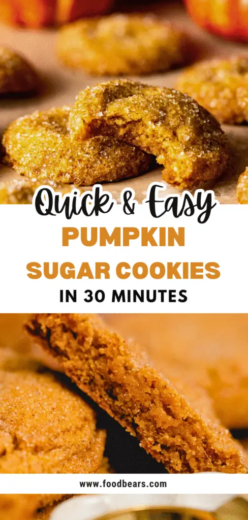Quick & Easy Pumpkin Sugar Cookies in 30 Minutes