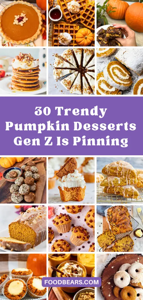 30 Trendy Pumpkin Desserts Gen Z Is Pinning