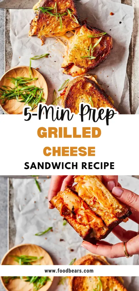 5-Min Prep Grilled Cheese Sandwich for Weekend