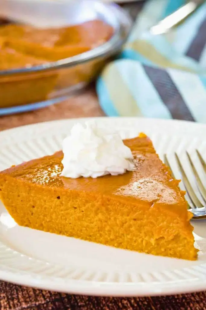 Crustless Pumpkin Pie