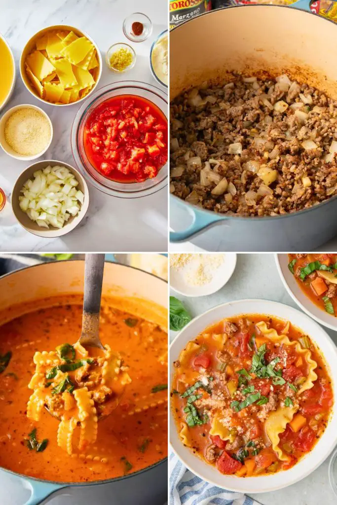 How to Make Lasagna Soup