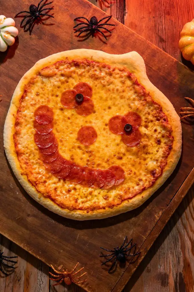 Jack-o’-Lantern Pizzas