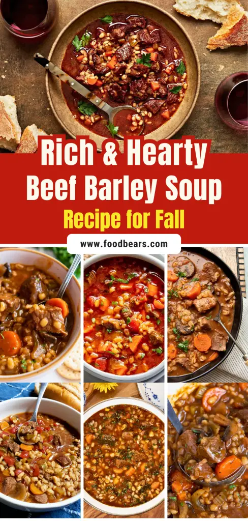 Rich & Hearty Beef Barley Soup Recipe for Fall