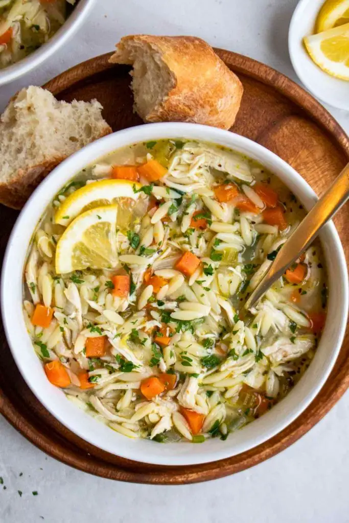 What Goes Well with Lemon Chicken Orzo Soup