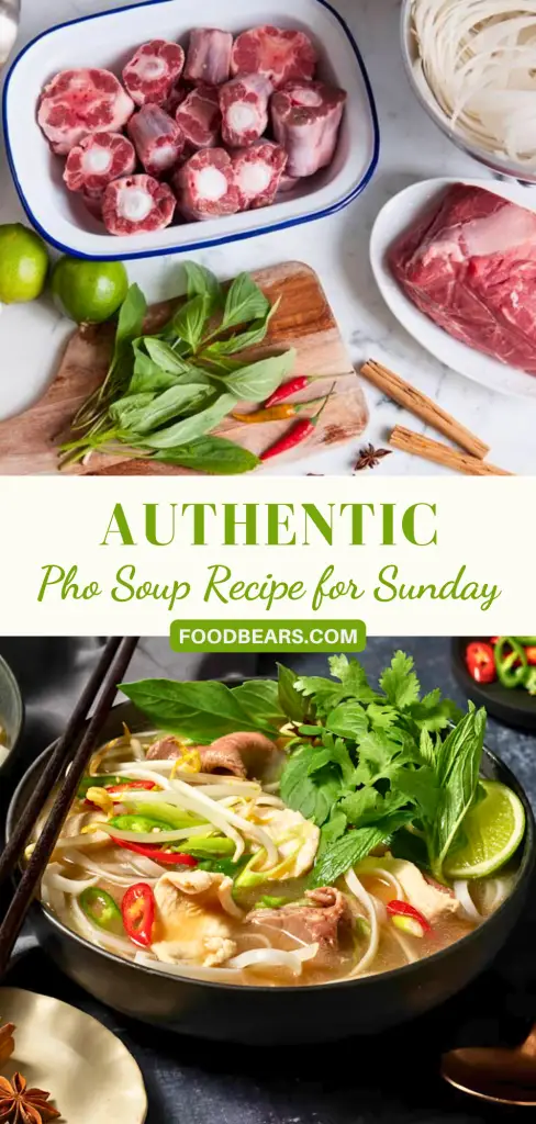 Authentic Pho Soup Recipe for Busy Sunday
