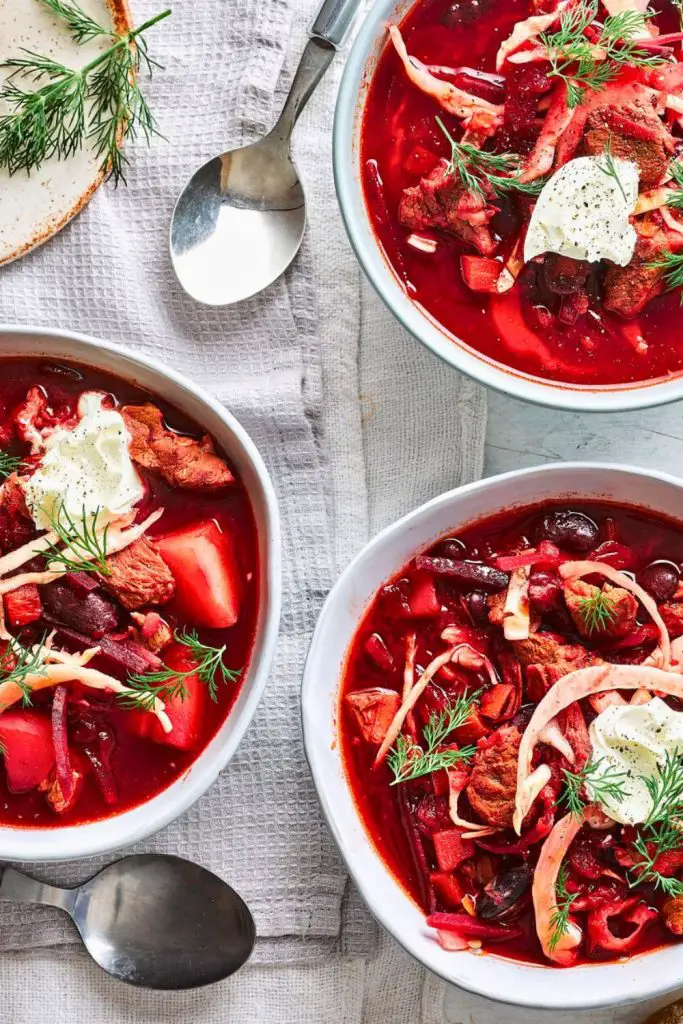 Borscht Soup Variations
