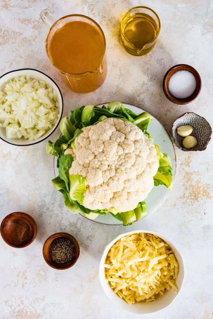 Cauliflower Soup Ingredients