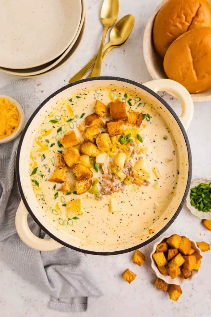 Cheeseburger Soup