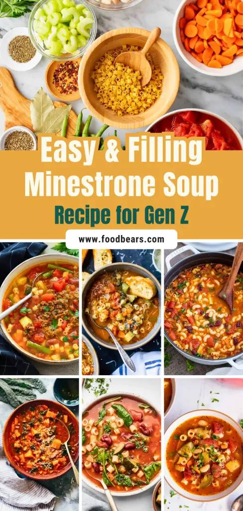 Easy & Filling Minestrone Soup Recipe for Gen Z