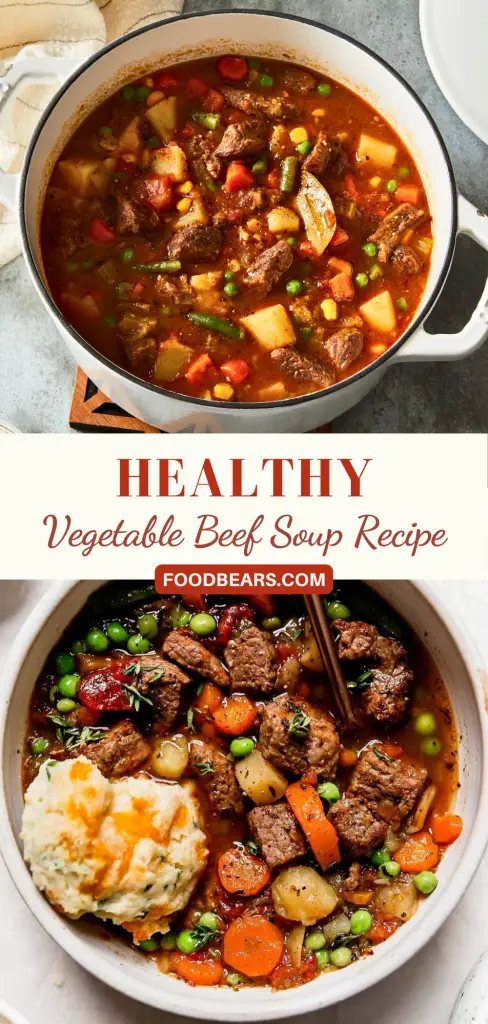 Healthy Vegetable Beef Soup Recipe for Couples