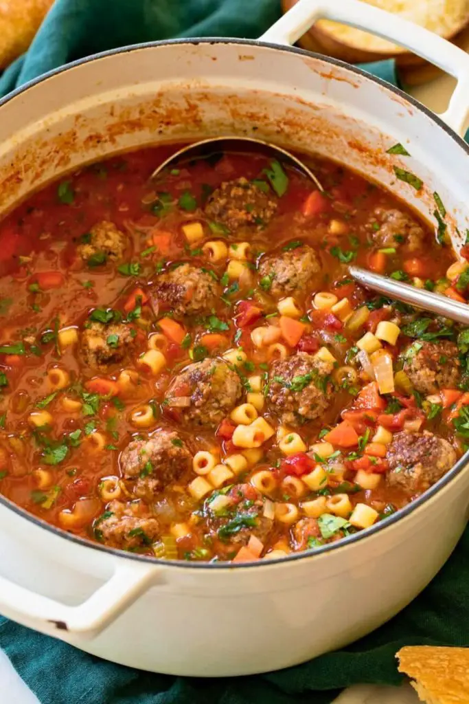 How to Make Meatball Soup
