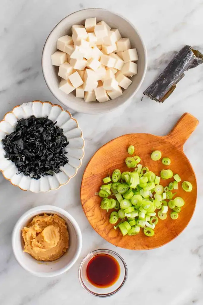 Miso Soup Ingredients