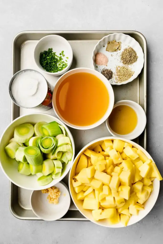 Potato Leek Soup Ingredients