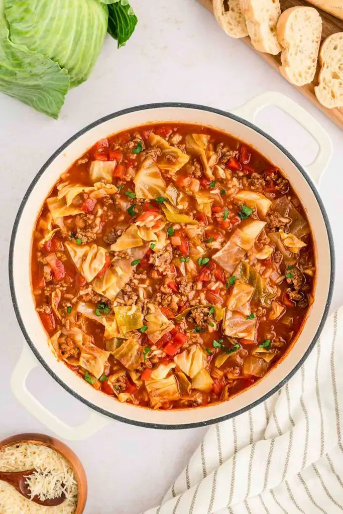 Serving Suggestions for Cabbage Roll Soup