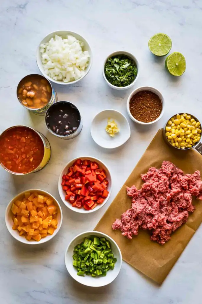 Taco Soup Ingredients