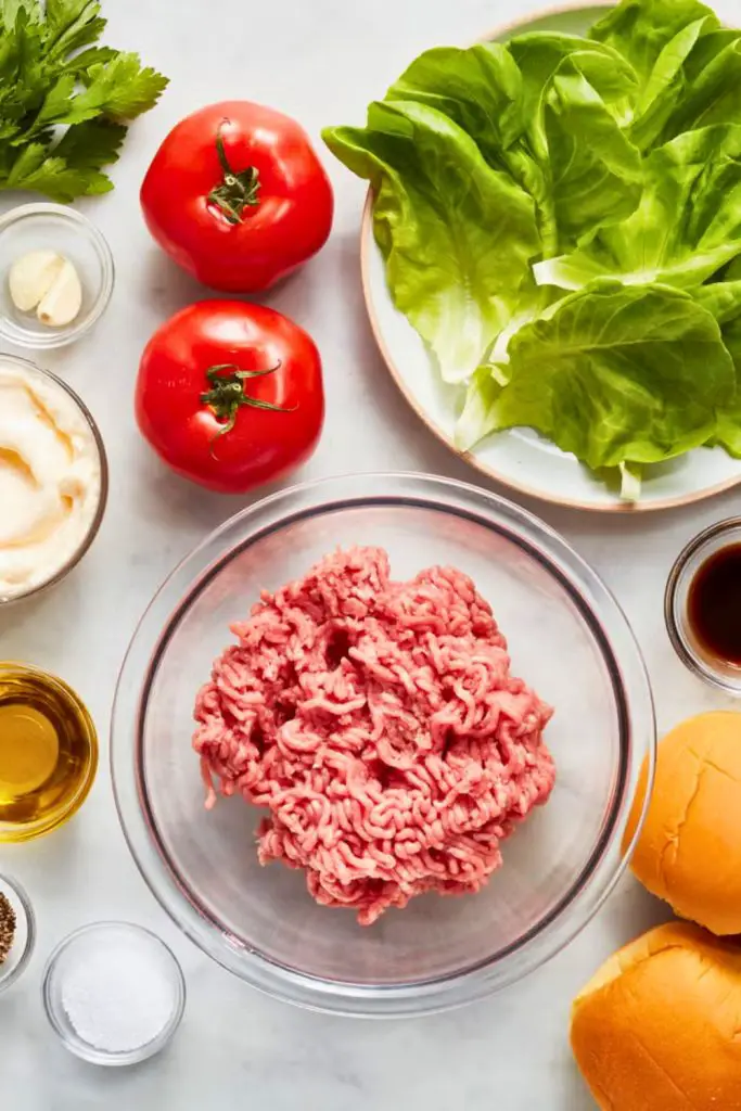Turkey Burgers Ingredients