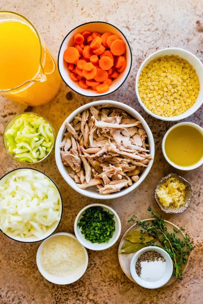 Turkey Soup Ingredients