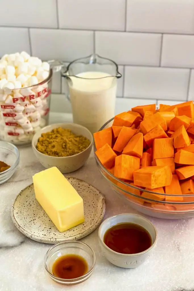 Sweet Potato Casserole Ingredients